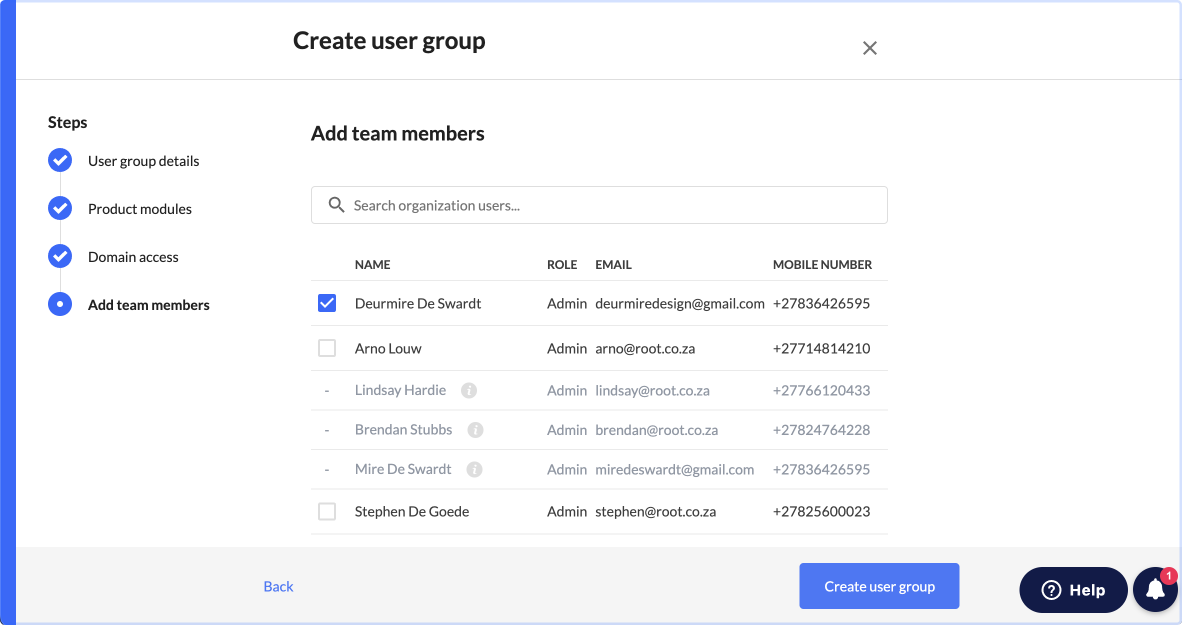 Create user group modal - add users.png
